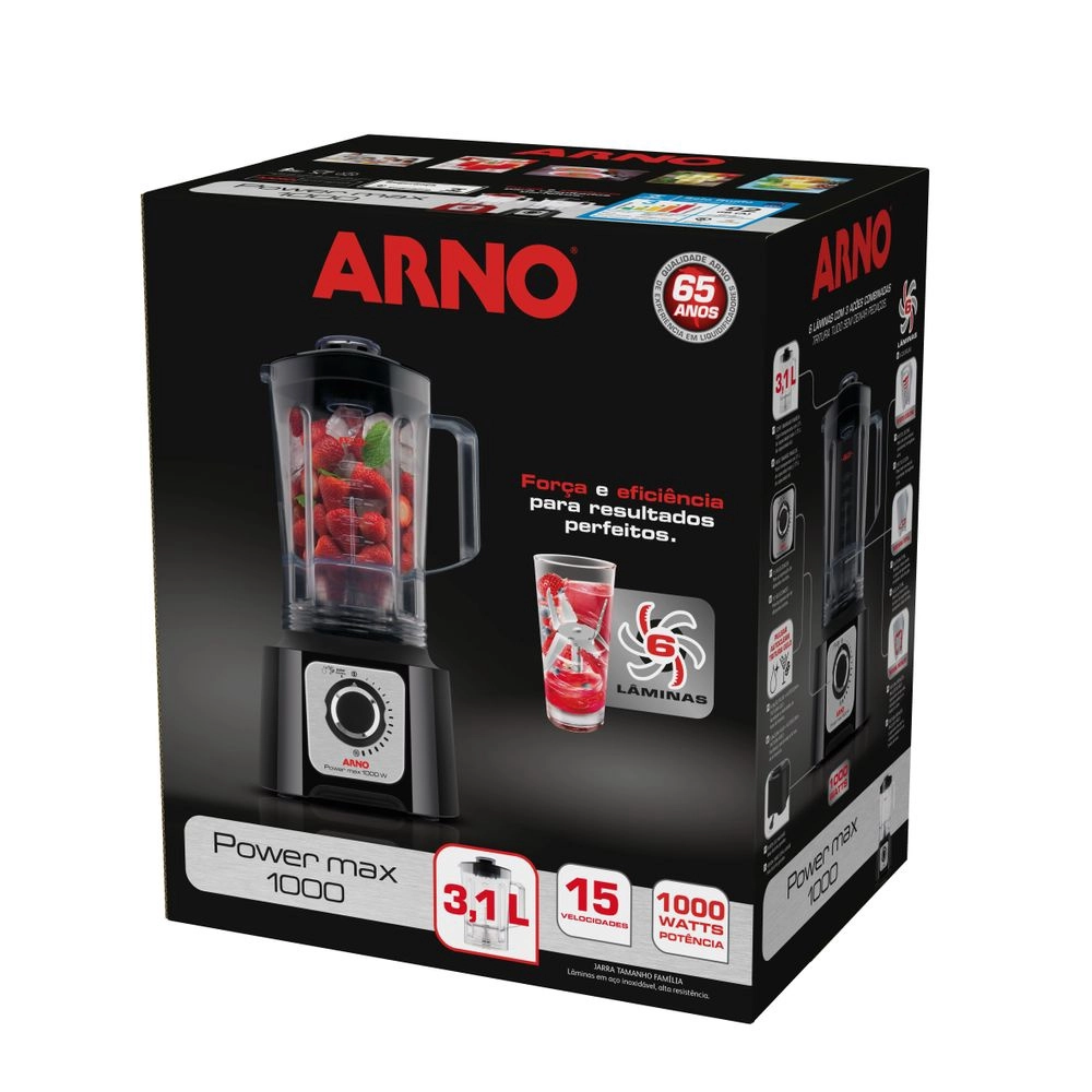 Liquidificador Arno Power Max 15 velocidades