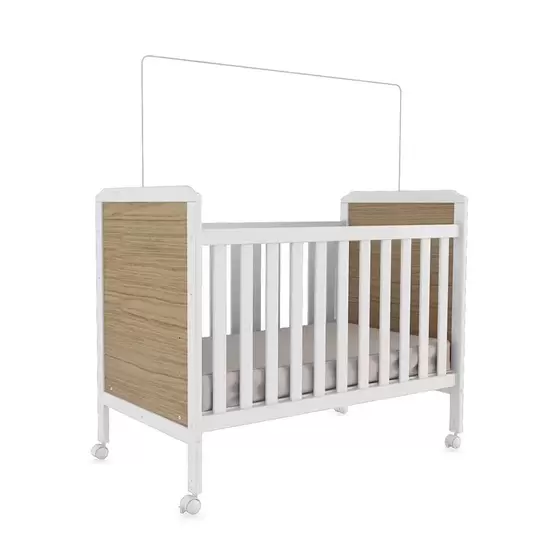 Berço Mini Cama Cloe 2 em 1 Peroba 100%MDF