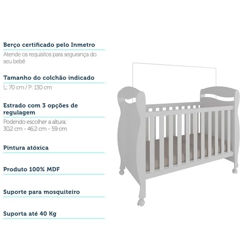 BERÇO PEROBA MINI CAMA JUNIOR