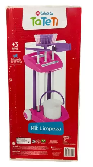 Kit Infantil Limpeza Completa Tateti Rosa