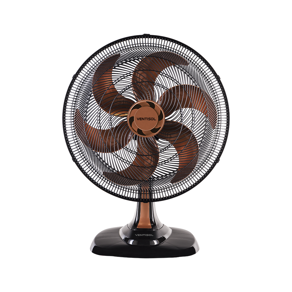 VENTILADOR VENTISOL 50CM. MESA TURBO 6 PAS BRONZE PREMIUM 130 WATS