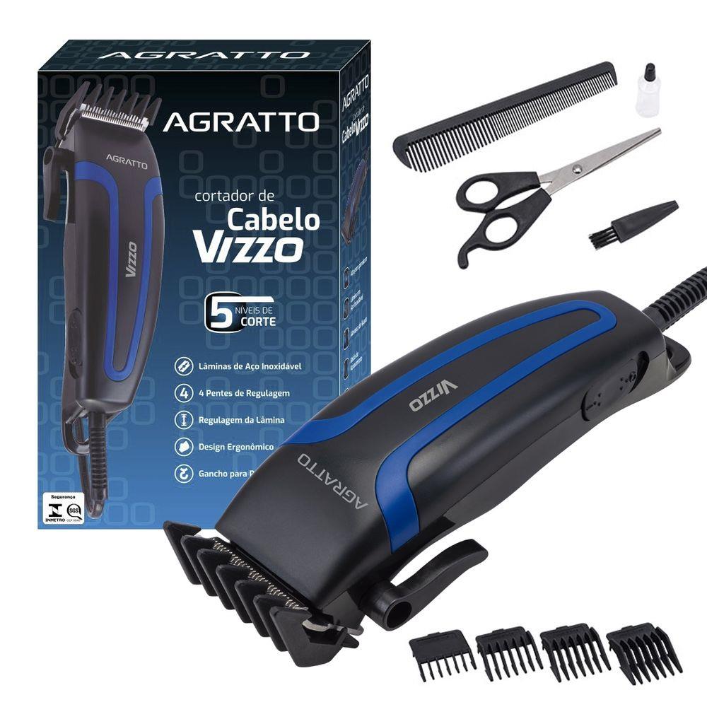 Cortador de Cabelo Vizzo Agratto - CR01