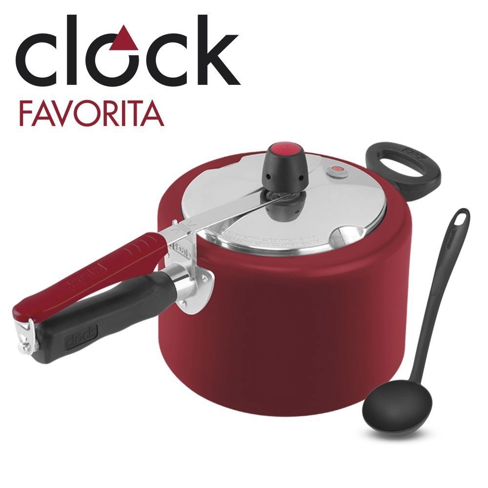 PANELA DE PRESSAO CLOCK 4.5LTS FAVORITA BRINDE 1 CONCHA