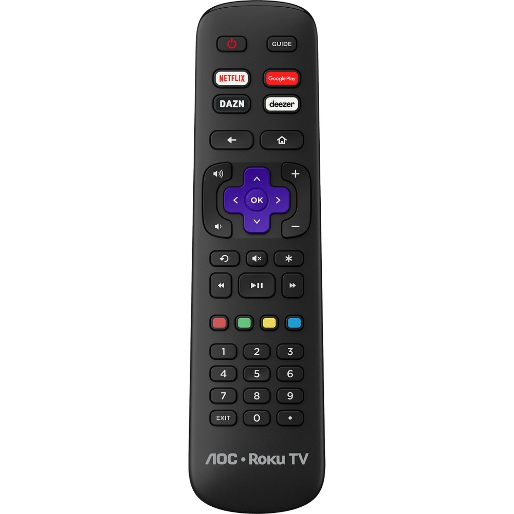 Smart TV AOC Roku LED 32 32S5195/78 Wi-F,i 3 HDMI, 1 USB com Controle Remoto com atalhos Roku Mobile Miracast