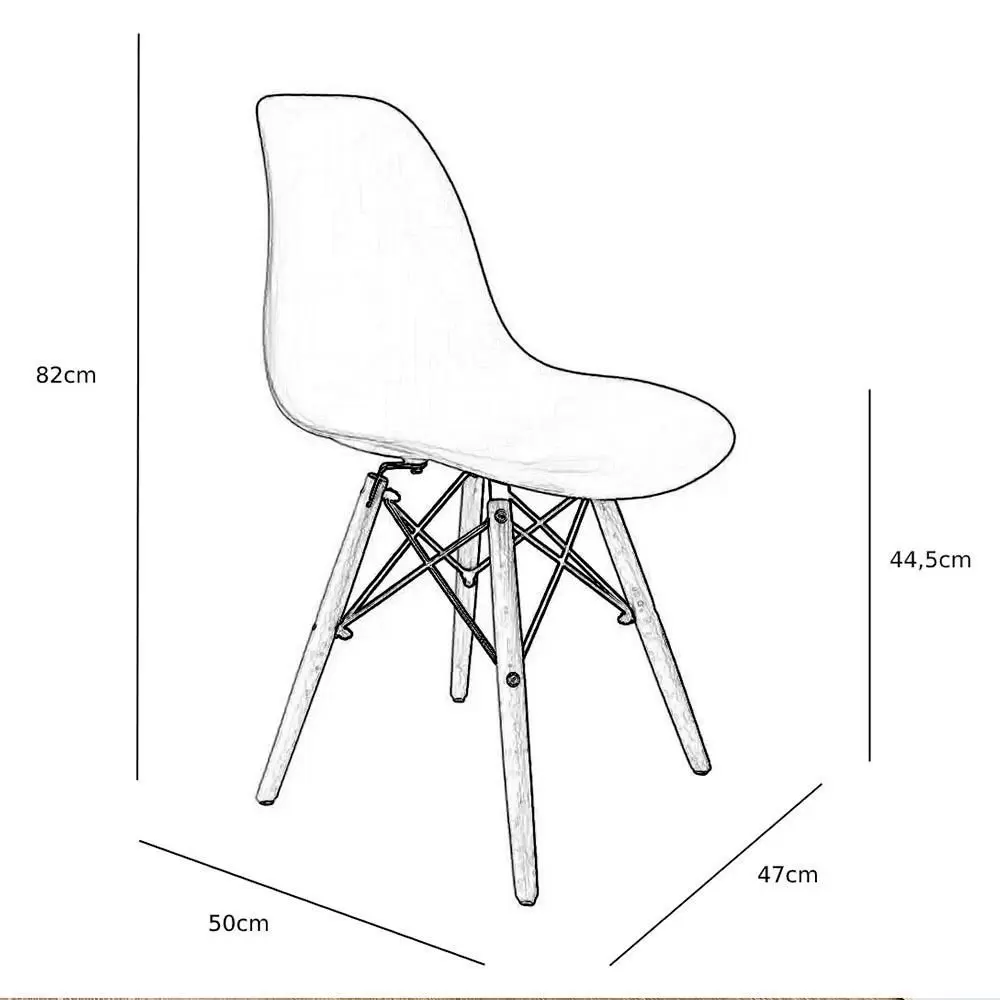 Cadeira Eames DSW