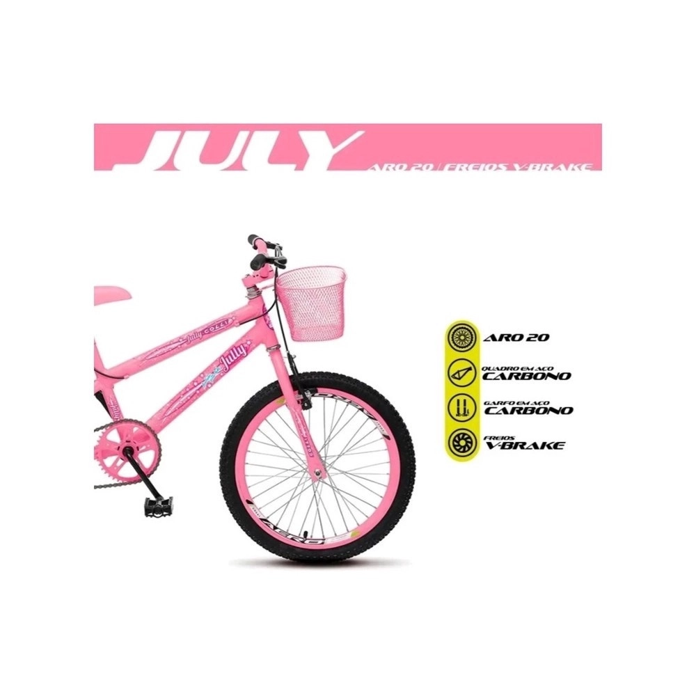 BICICLETA JULLY ARO 20 INFANTIL COLLI BIKE