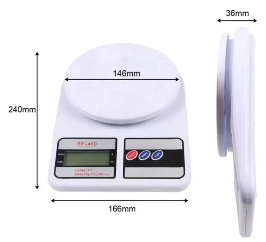 Balança Digital Maxximus De Precisão Para Cozinha - SF400