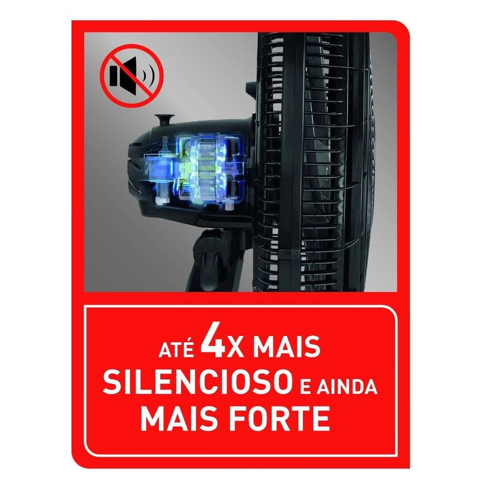 VENTILADOR DE MESA 40CM ARNO VD40 UTRA SILENCE FORCE DESMONTÁVEL - 127V