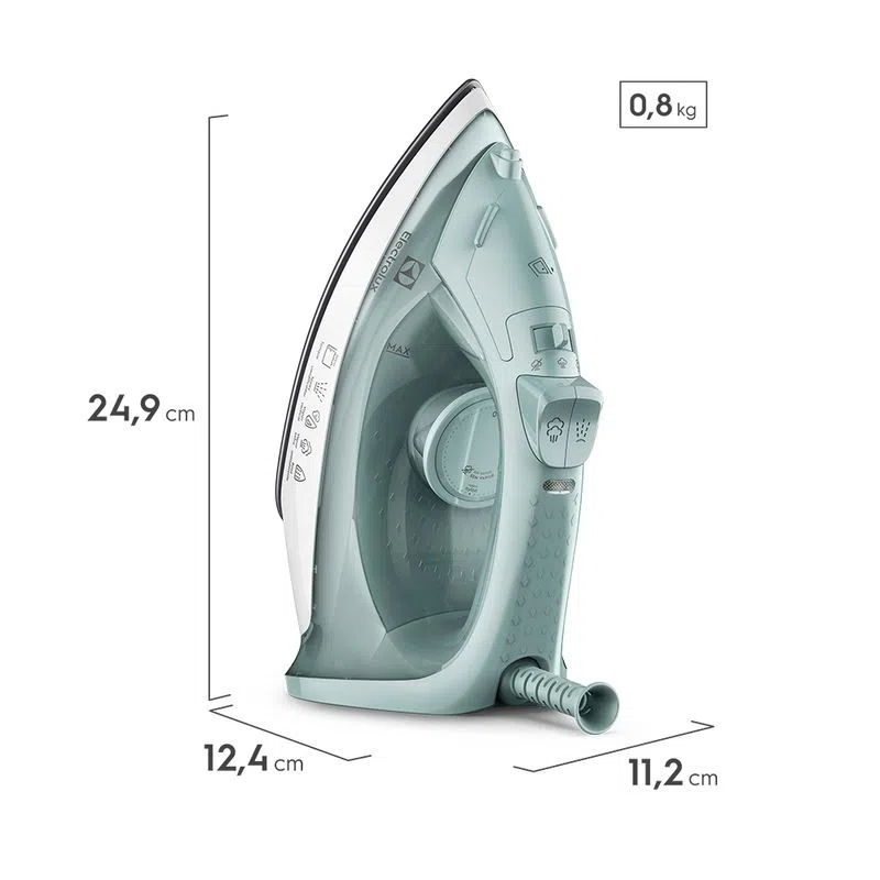 FERRO DE PASSAR A VAPOR E A SECO ELECTROLUX EFFICIENT