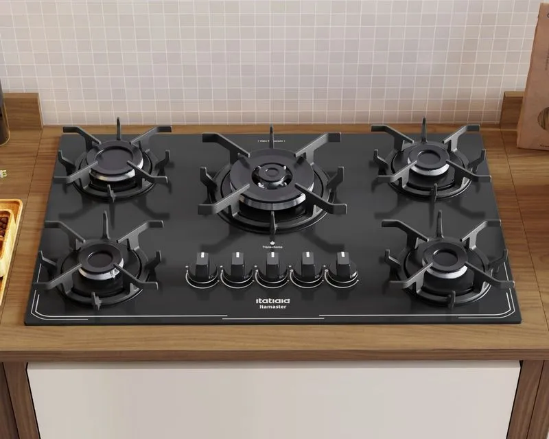 FOGAO ITATIAIA COOKTOP ITAMASTER 5B FERRO FUNDIDO TRIPLA CHAMA