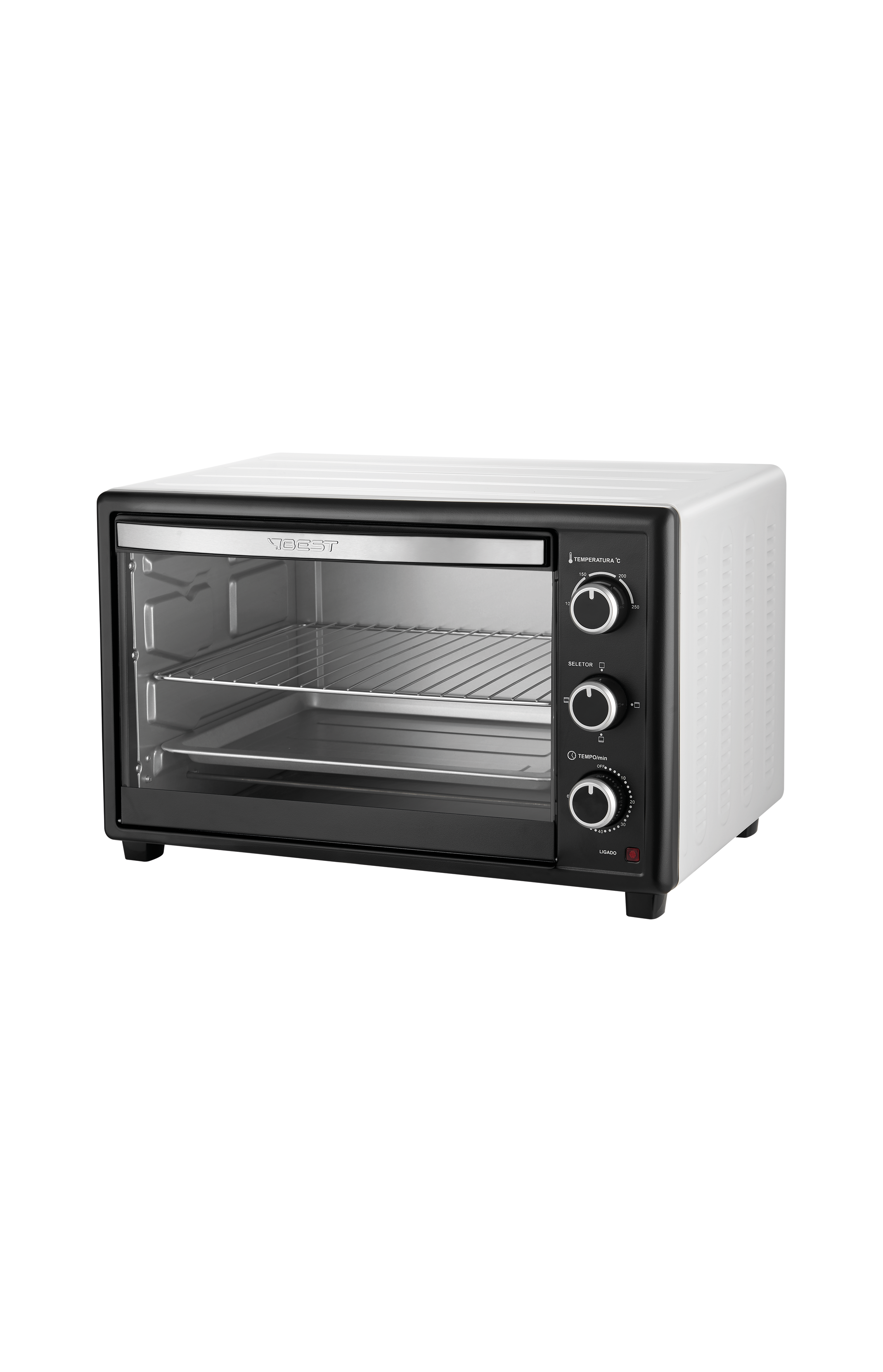 FORNO ELETRICO BEST 50LT 1800 W 1 BANDEJA 1 GRELHA