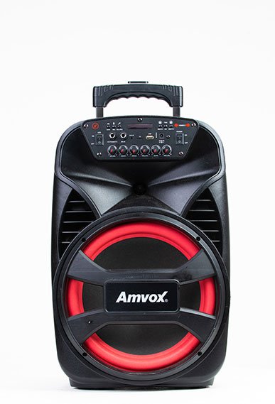 CAIXA AMPLIFICADORA AMVOX ACA480 VIPER II USB, BLUETOOTH, CARTAO 480W